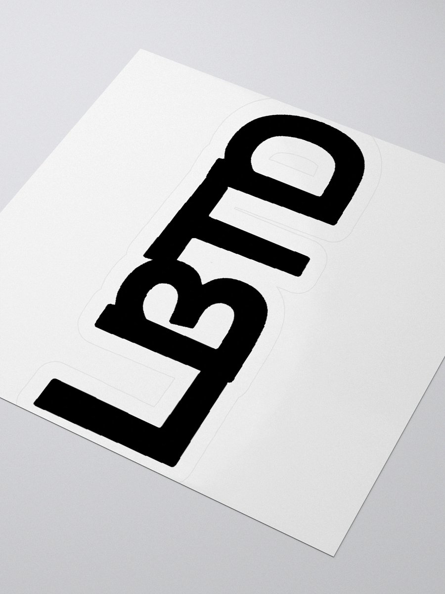 LBTD Logo Sticker product image (8)