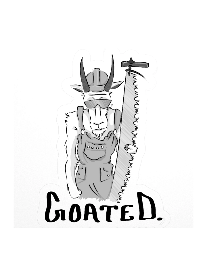 Goated Sticker product image (1)