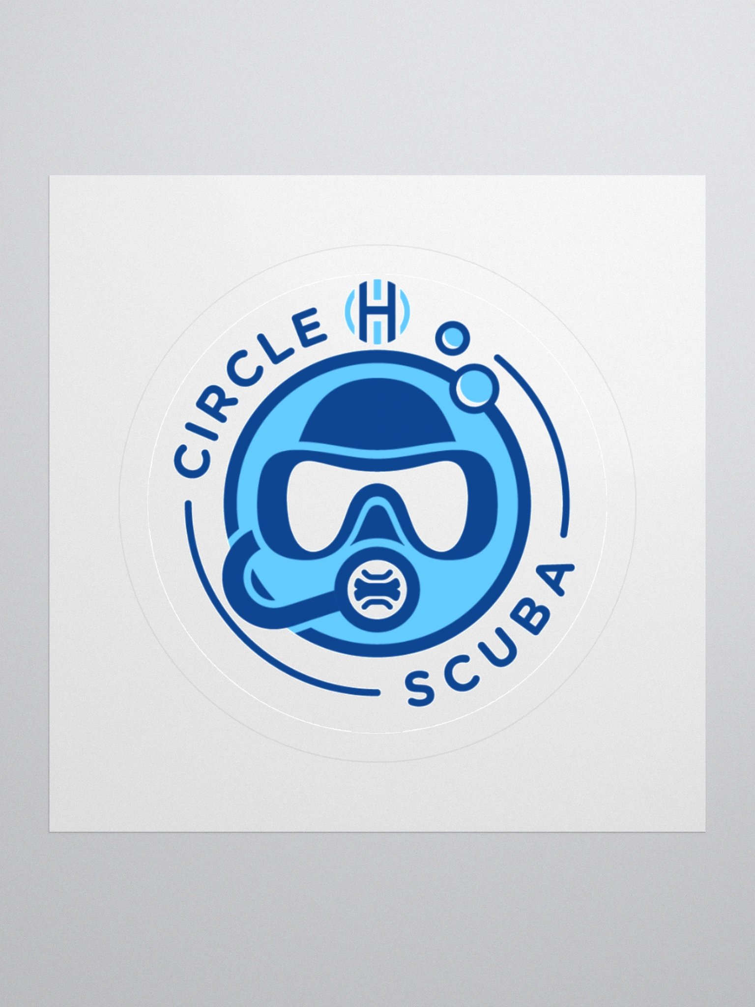 Circle H Scuba Sticker product image (1)
