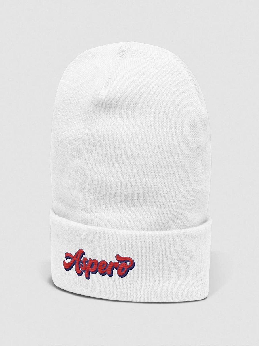 Aspero Yupoong Cuffed Beanie R/B product image (43)