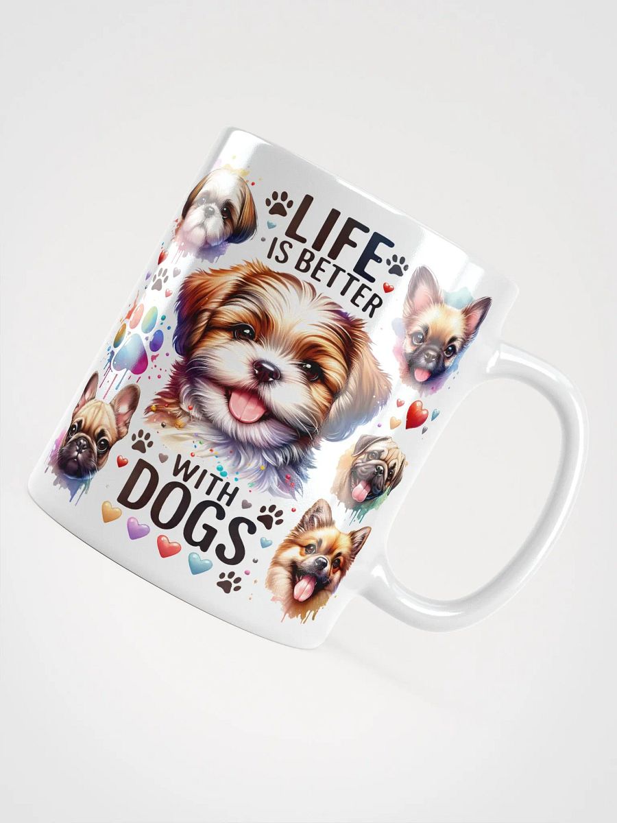 Life Is Better With Dogs Pawsitively Vibrant Mug product image (8)