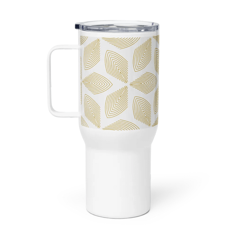 Golden Leaf Luxe – Insulated Mug with Handle product image (1)