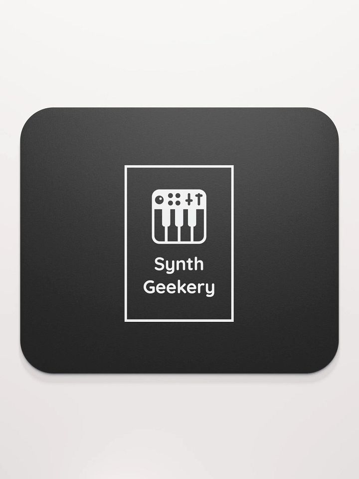 Synth Geekery Mouse Mat - Black product image (2)