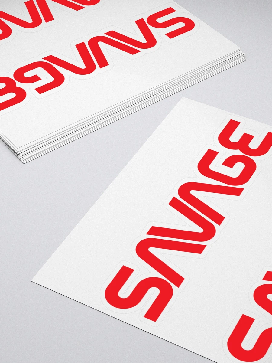 Savage Worm (Die-Cut Sticker) product image (4)