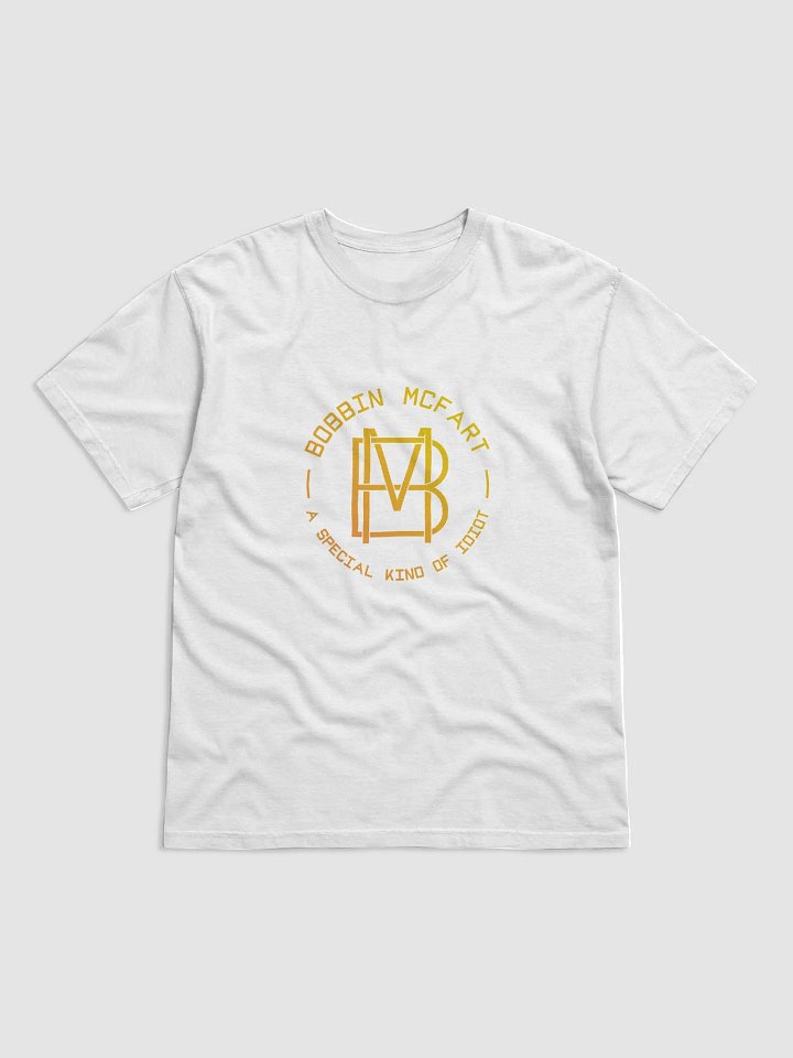 Bobbin McFart *Special* Yellow Logo T-shirt (black text) product image (49)