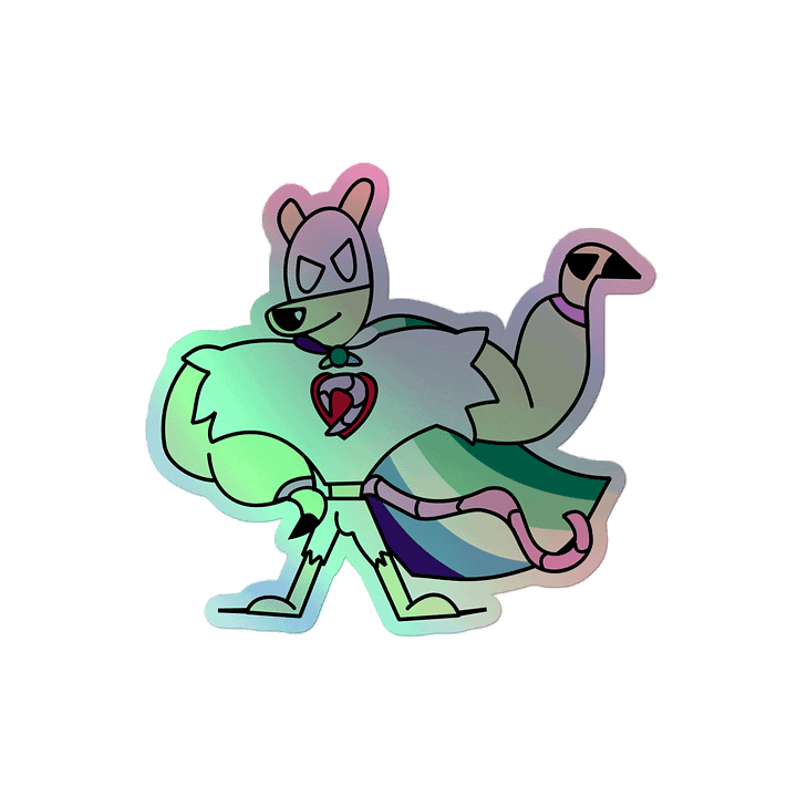 Superhomo! Vermili MLM White Holo Sticker! product image (2)