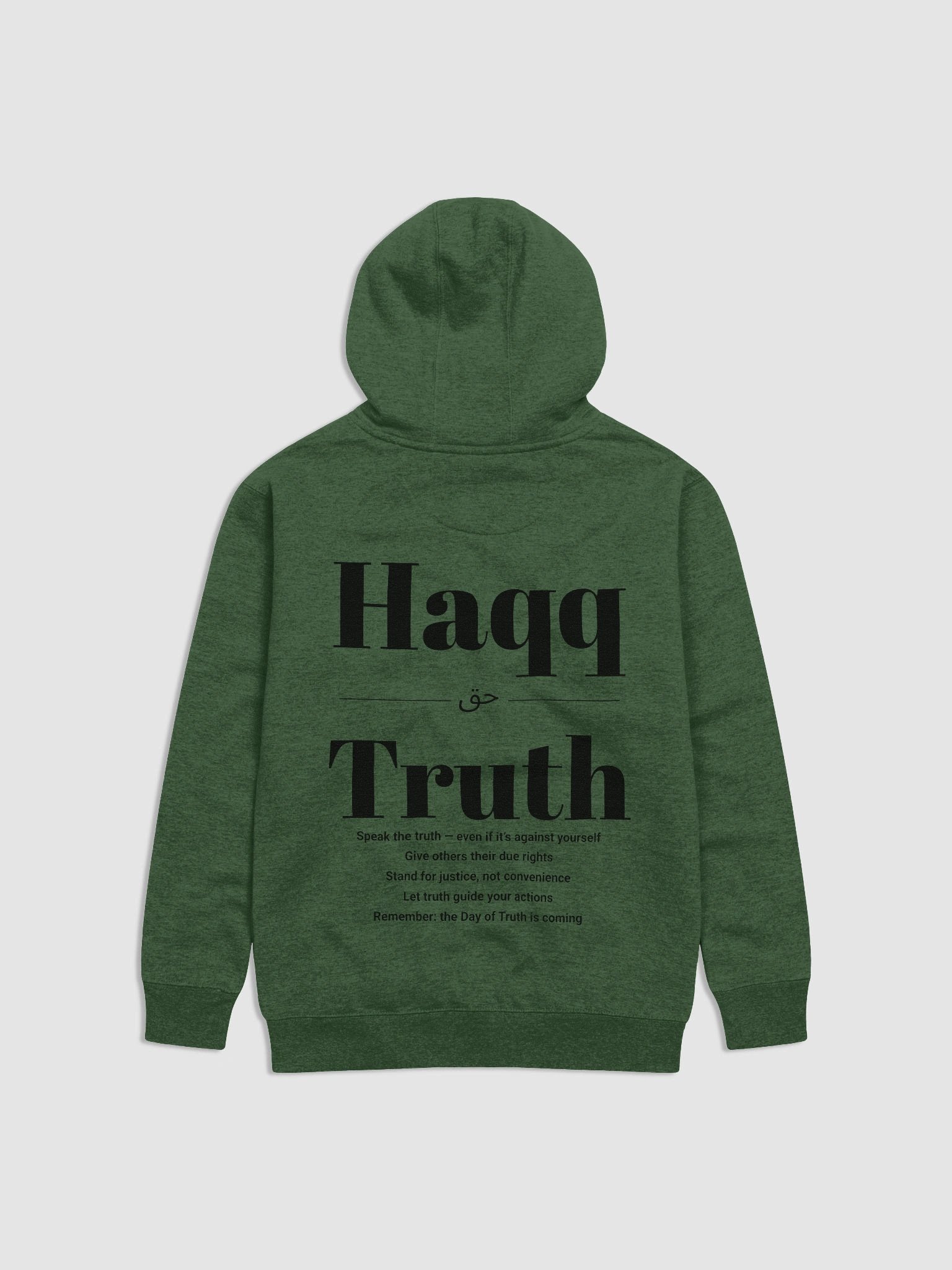 Haqq / Truth Hoodie - Forest Green product image (1)