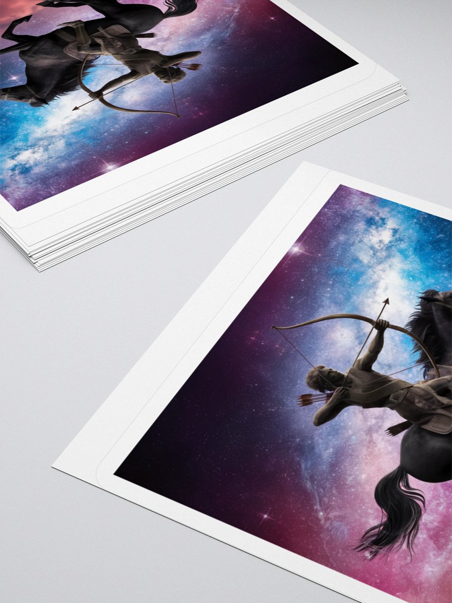 Exclusive Sagittarius Zodiac Sticker: Centaur Archer in Cosmic Twilight - Perfect for Astrology Fans and Unique Gifts! product image (11)