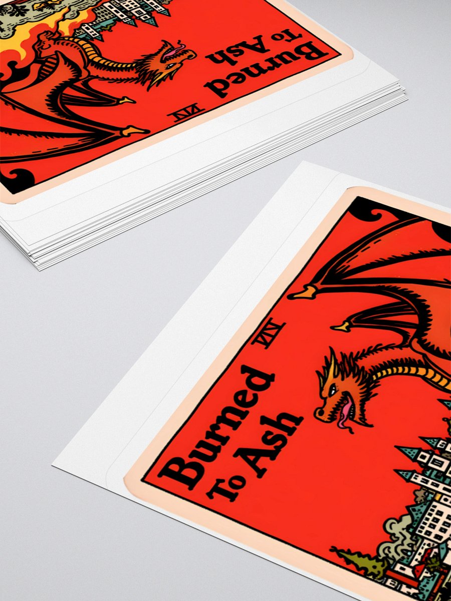 Fantasy Dragon Scene: Burned to Ash Sticker product image (11)