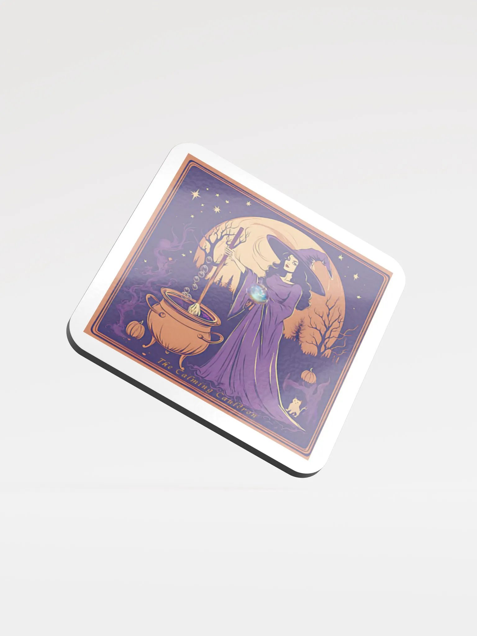 Enchanting Witchy Cork Coaster product image (1)