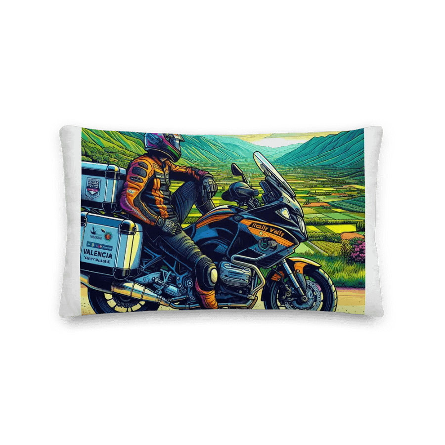 Touring Motorcycle Adventure Premium Pillow product image (5)