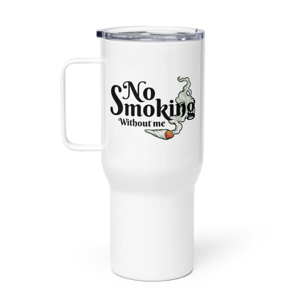 No Smoking Without Me - Travel Mug w/ Handle product image (1)