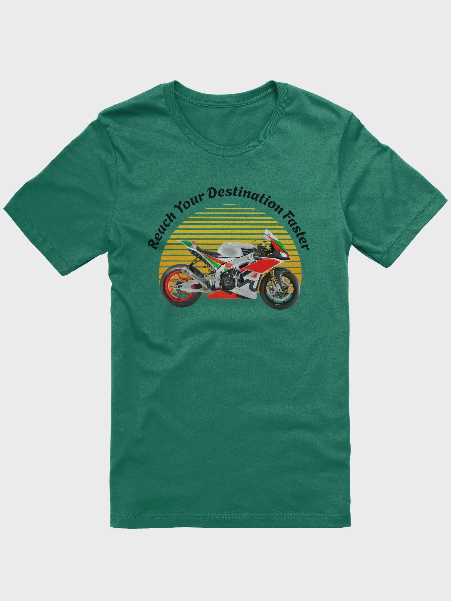 Sunburst Sport Motorcycle Unisex T-Shirt product image (9)