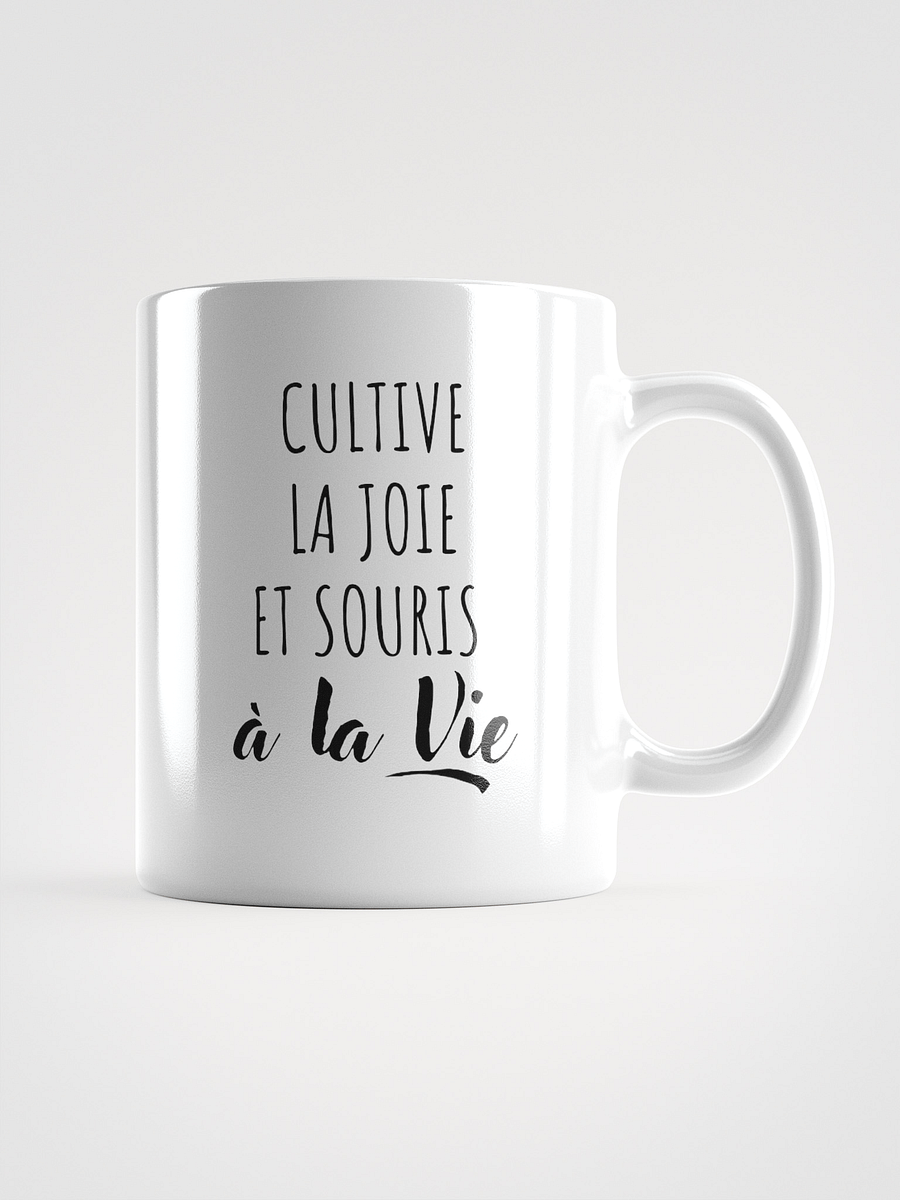 Mug Blanc - Cultive la joie - Cadeau citation positive product image (1)