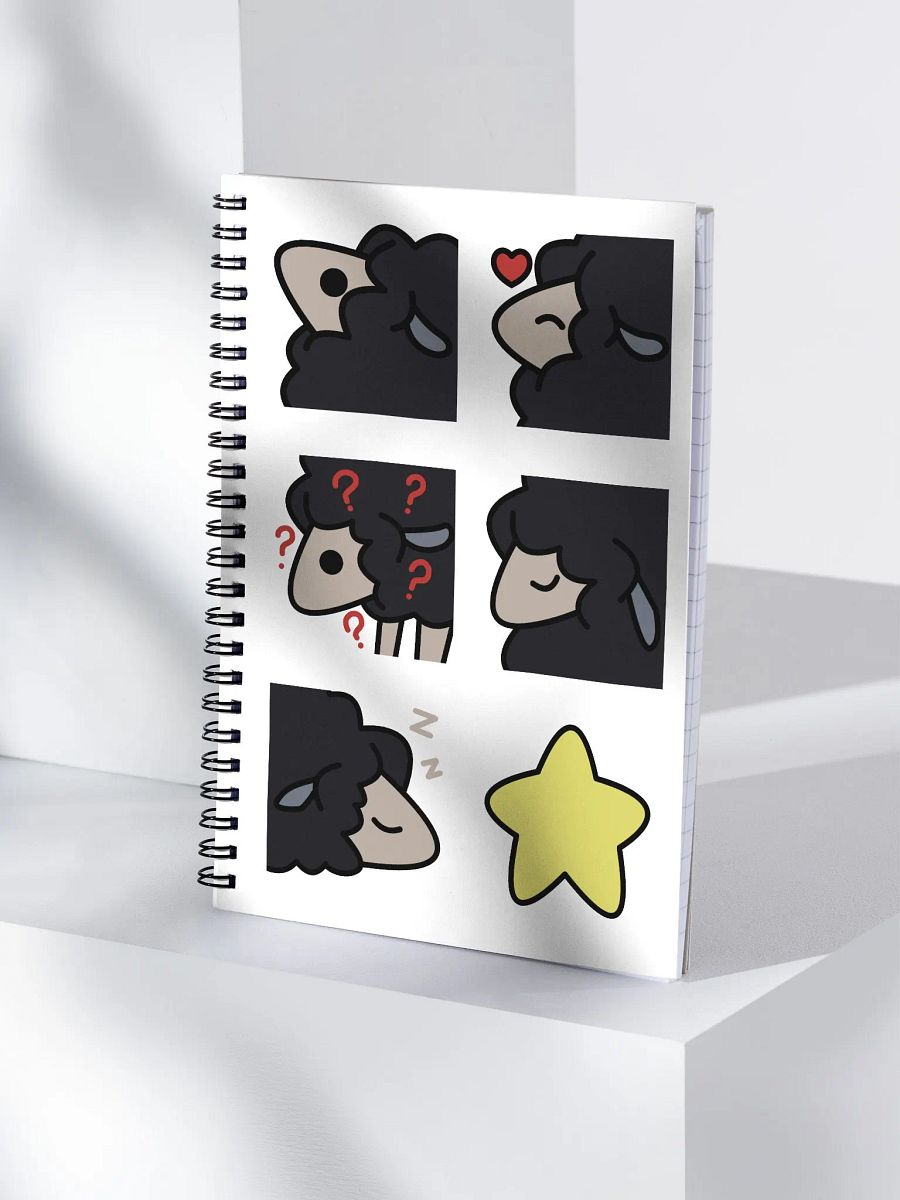 LILAOFTHEWIND EMOTE SPIRAL NOTEBOOK product image (1)