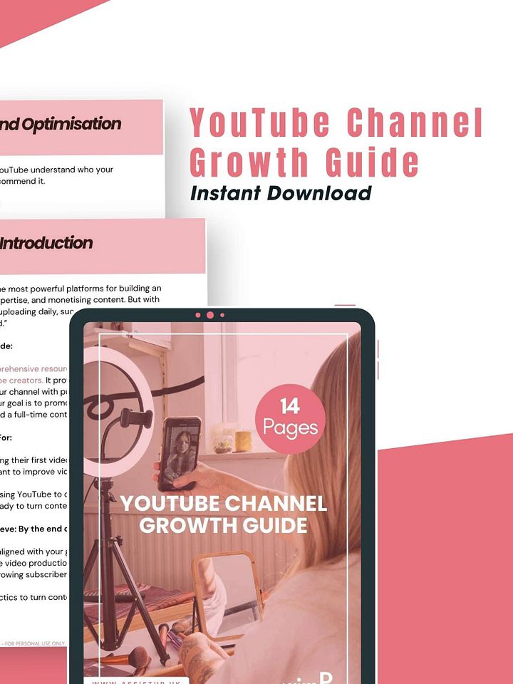 YouTube Channel Growth Guide product image (2)