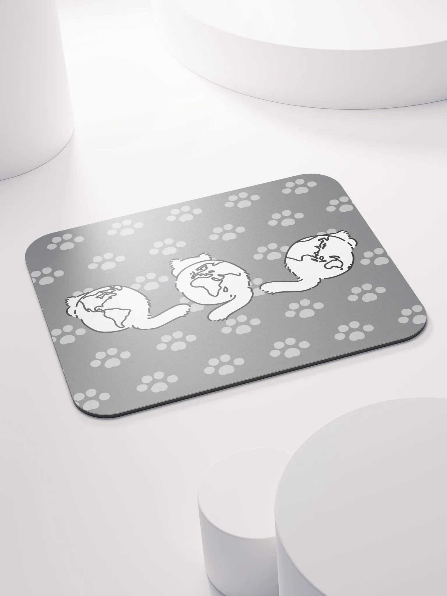 Planet Manul Trio - Mousepad product image (4)