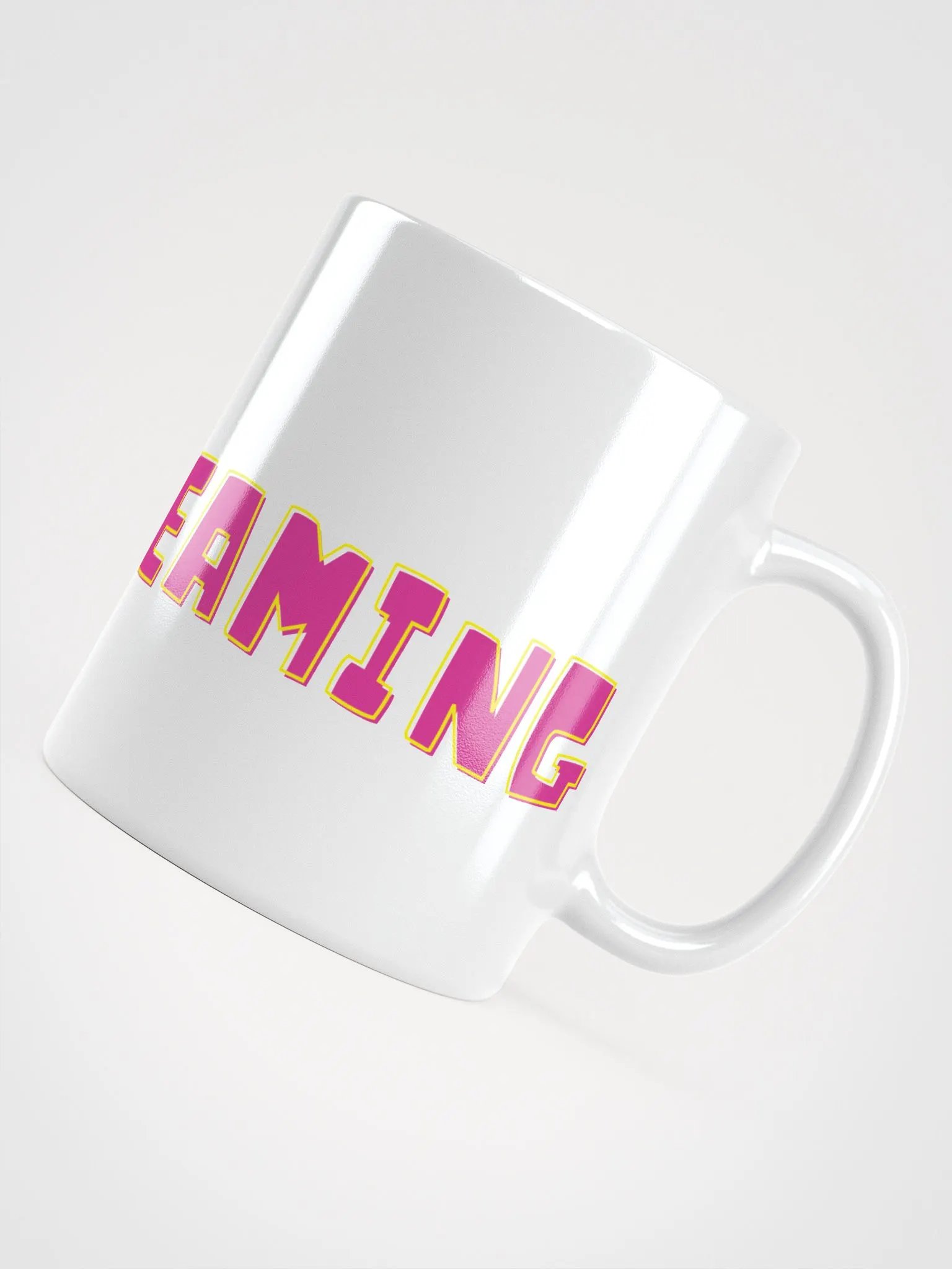 Screaming Cockatoo Mug Glossy White product image (6)