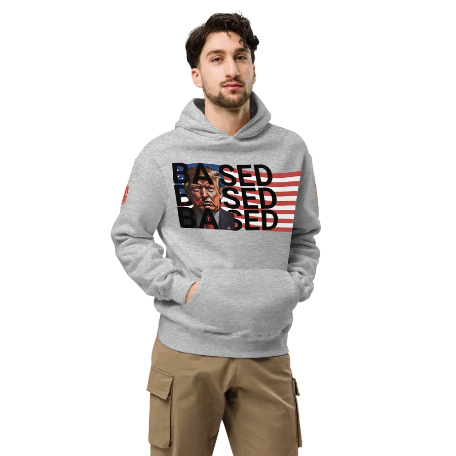 BASED American Flag Mugshot + Bold Letters ~Sweater 1~ product image (8)