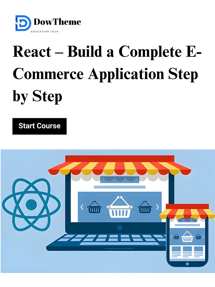 React – Build a Complete E-Commerce Application Step by Step product image (1)