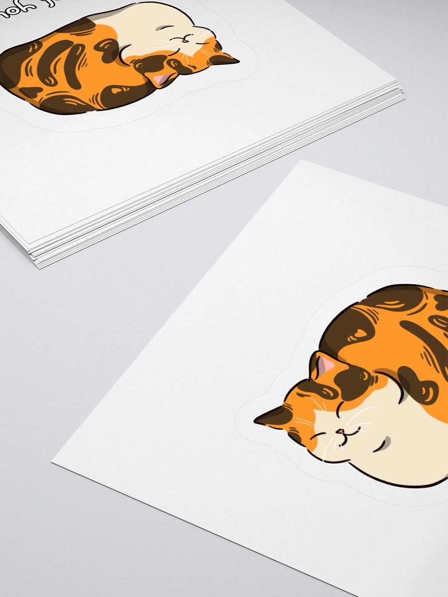 Cute Loaf Cat Kiss Cut Stickers product image (4)
