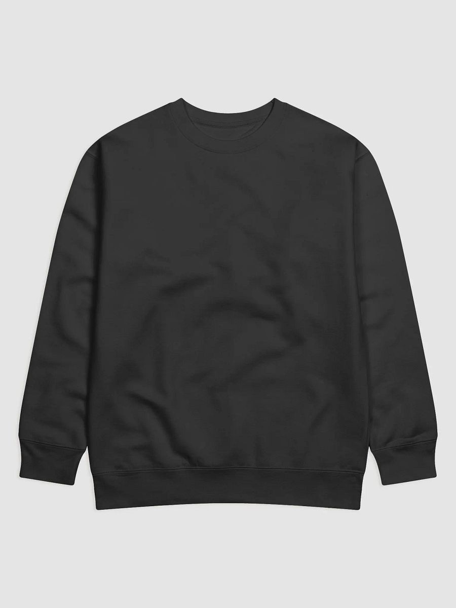 Classic Black Premium Sweatshirt - Unisex - 100% Cotton product image (2)