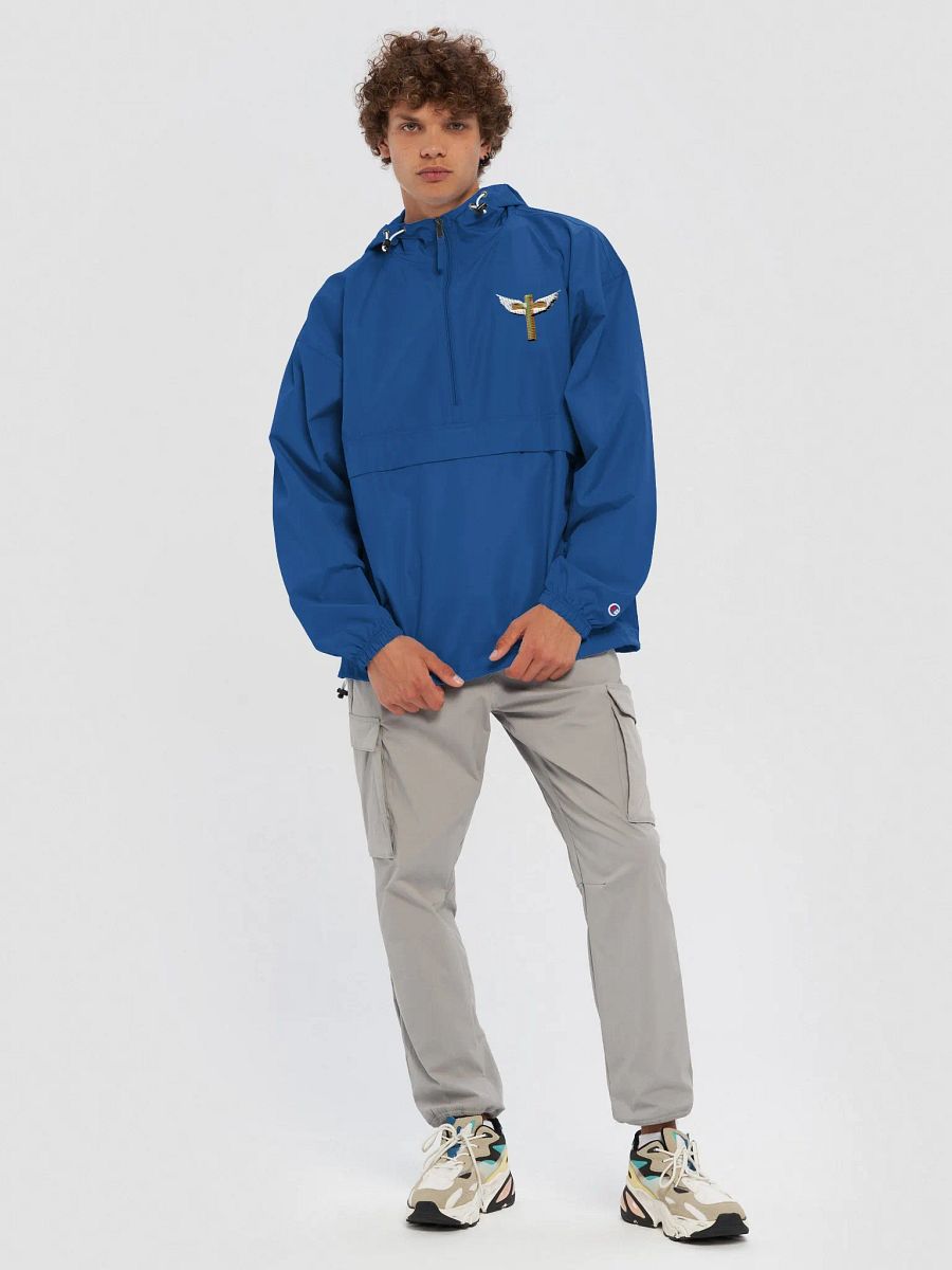 CROSS WITH WINGS Packable Jacket Embroidered product image (3)