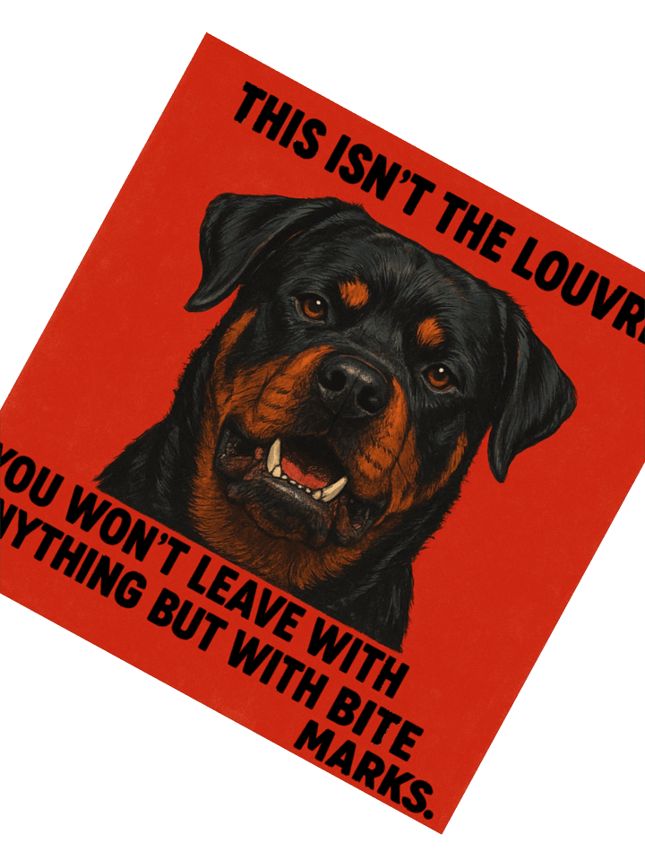 Rottweiler Bite Marks Sticker product image (5)