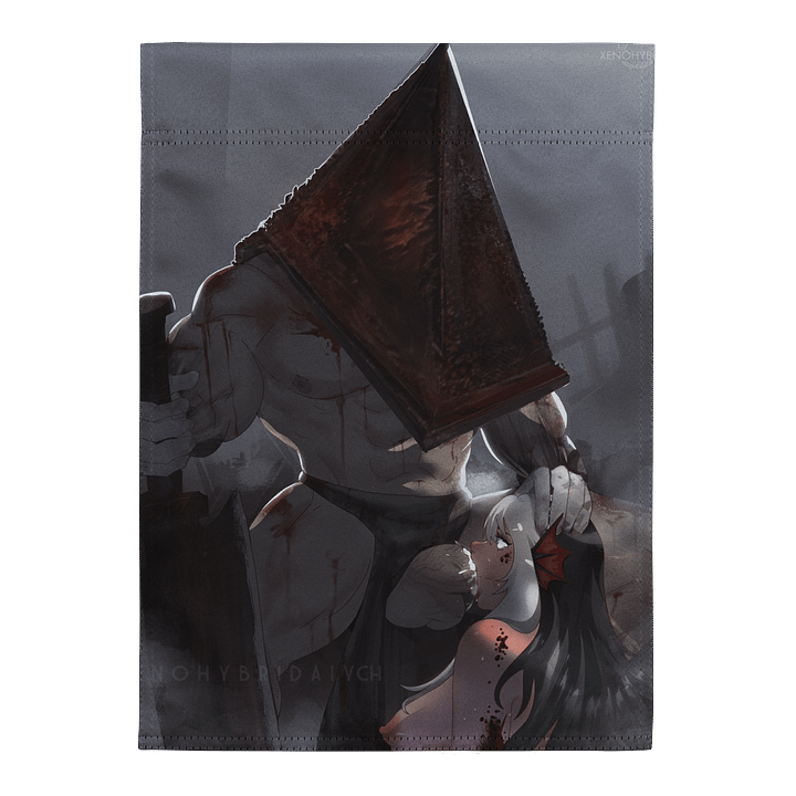 NSFW Pyramid Head Garden Flag product image (1)