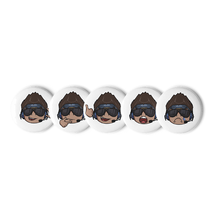 DarkSky Emojis Pin Button Set 2 product image (1)