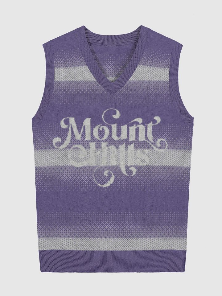 Mount Hils V-Neck Jacquard Vest product image (2)