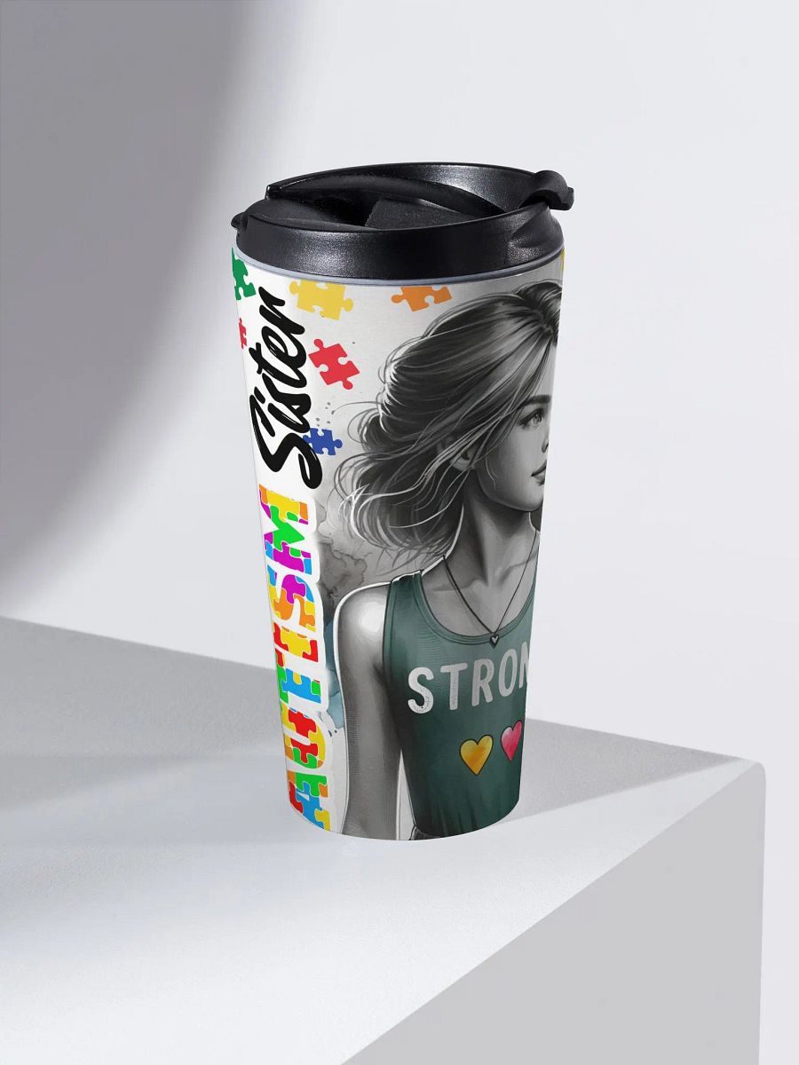 Autism SISTER Strong - Stainless Steel Tumbler product image (2)