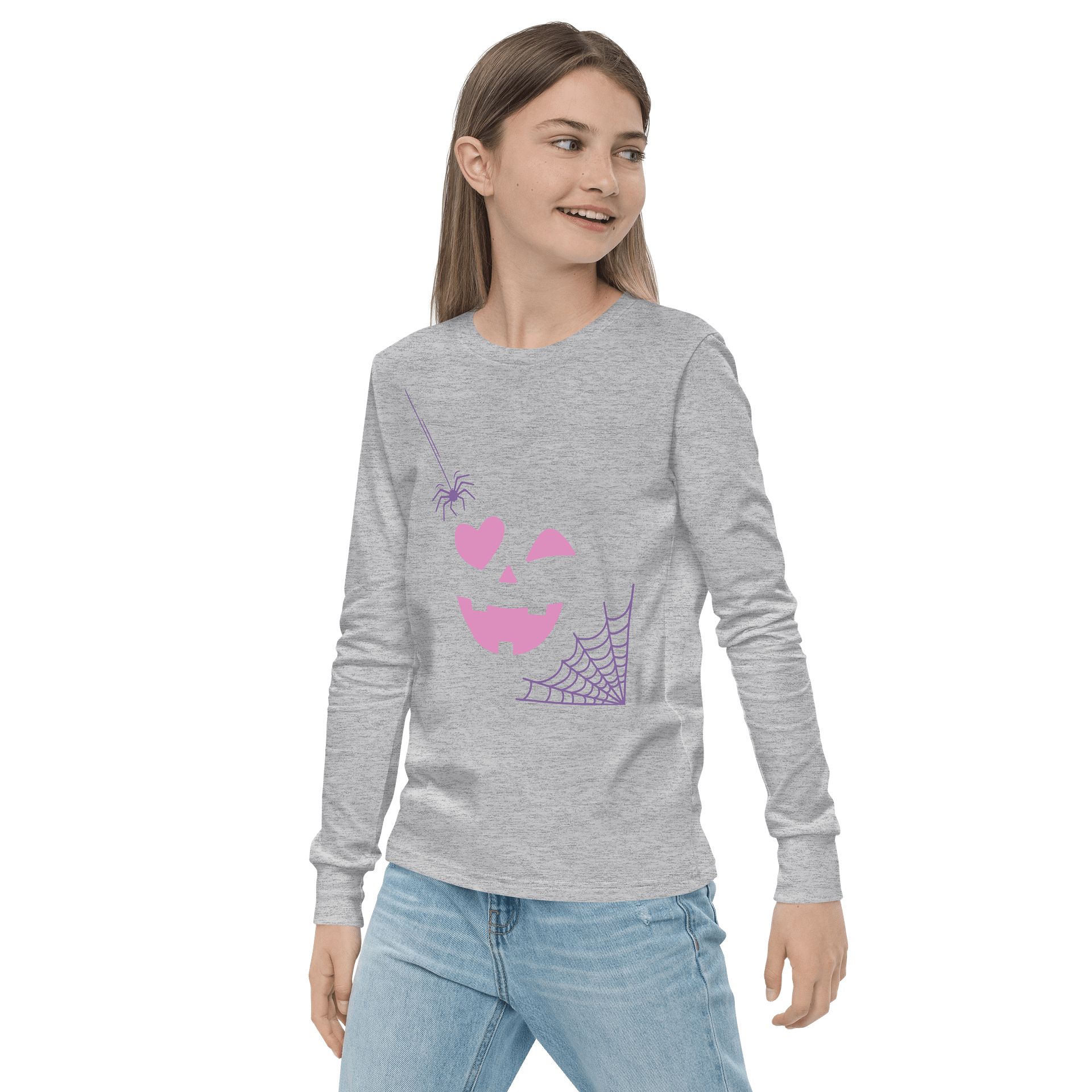 Heart-Eyed Pumpkin Long Sleeve Tee product image (16)