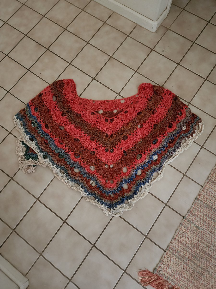 Homespun XXL poncho product image (1)