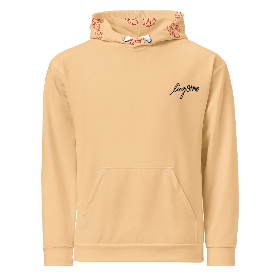 LingOrm Shrimp Cracker Unisex Hoodie (Frangipani) product image (1)