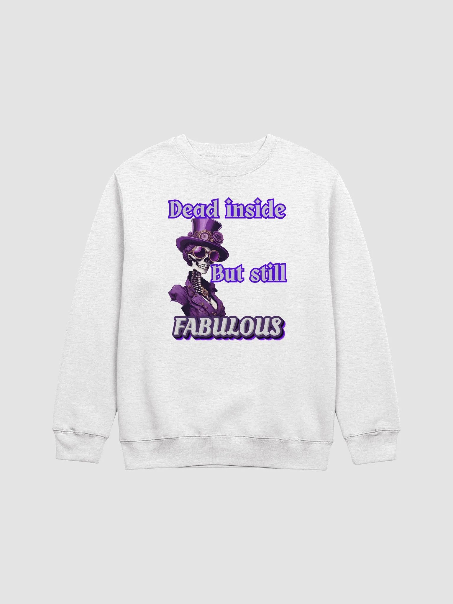 Fabulous female skeleton premium crewneck Sweatshirt product image (10)