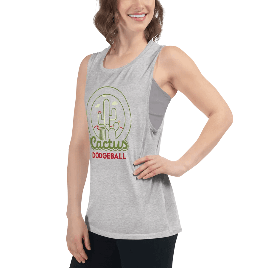 Cactus Dodgeball Women's Muscle Tank product image (23)