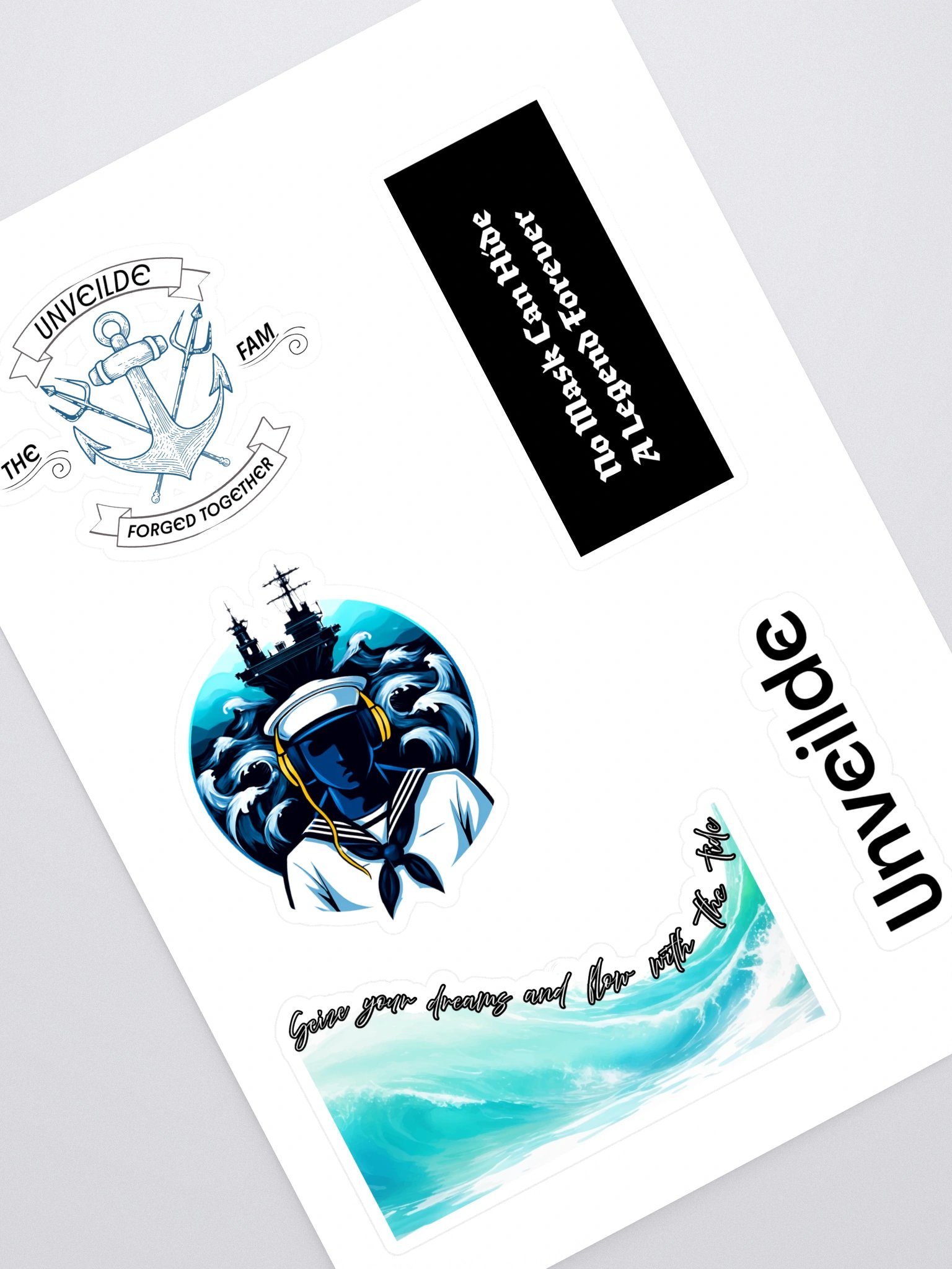 Legendary Nautical Kiss Cut Sticker Sheet product image (1)