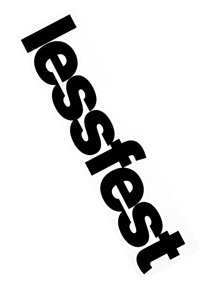 big lessfest sticker product image (2)