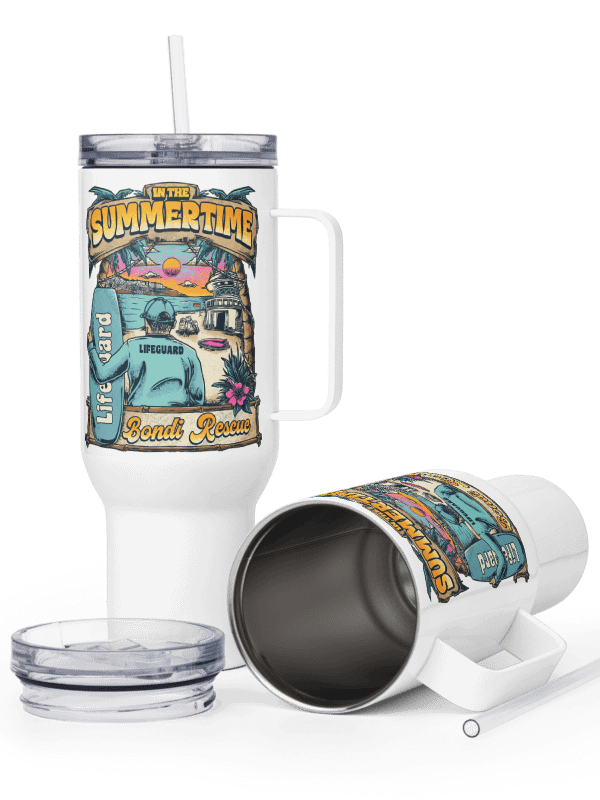 "In The Summertime" Travel Mug (40oz/1L) product image (4)