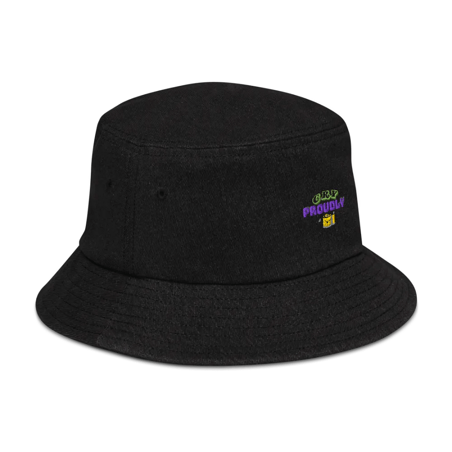 Proudly Bold Denim Bucket Hat product image (3)