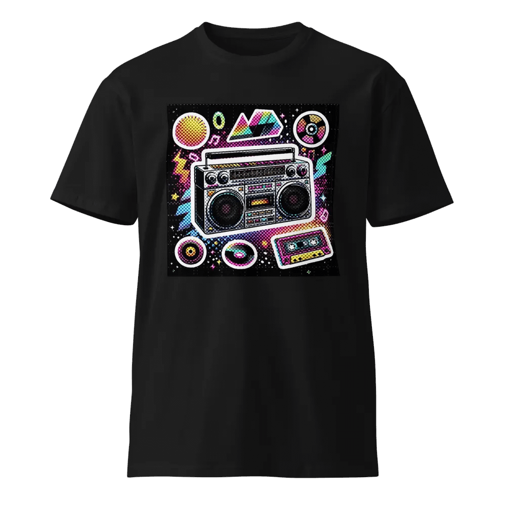 Retro Boombox Revival T-Shirt product image (1)