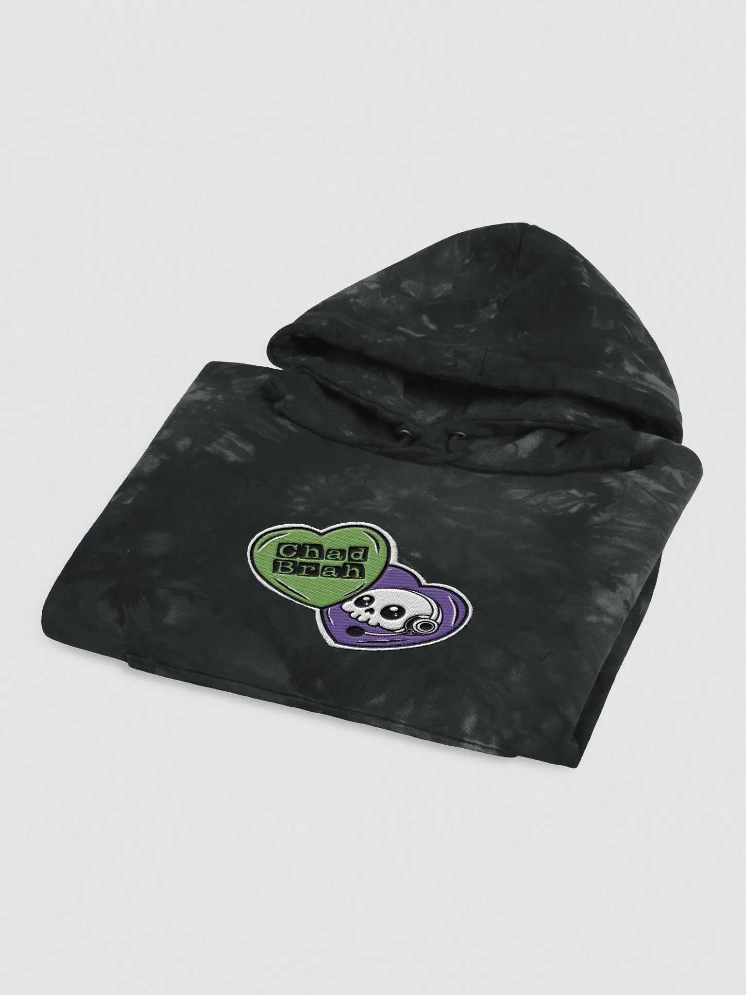 Lonely Hearts Tie-Dye Hoodie (Embroidered) product image (4)