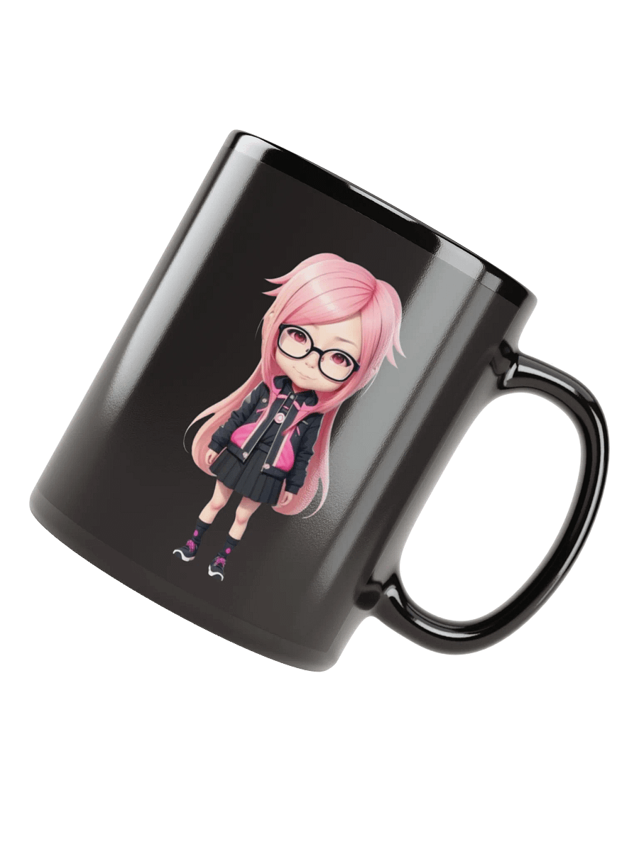 (PINK CHIBI) K Black Mug product image (4)