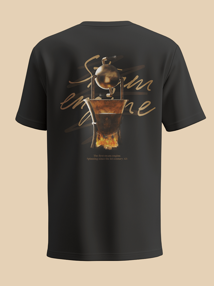 Steam Engine Heavyweight Premium Tee product image (1)