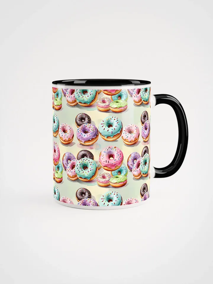 Coffee Mug with Color Inside - Pastel Sprinkle Donuts product image (1)