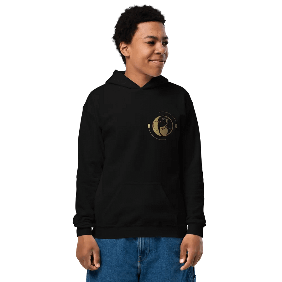 Golden HQ Youth Hoodie product image (2)