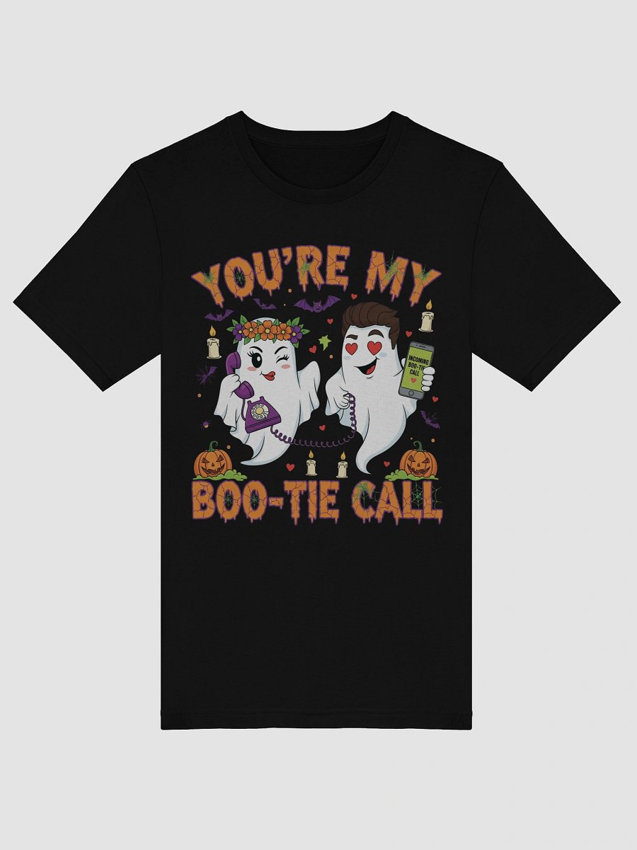 Boo-Tie Call Ghosts Halloween T-Shirt product image (9)