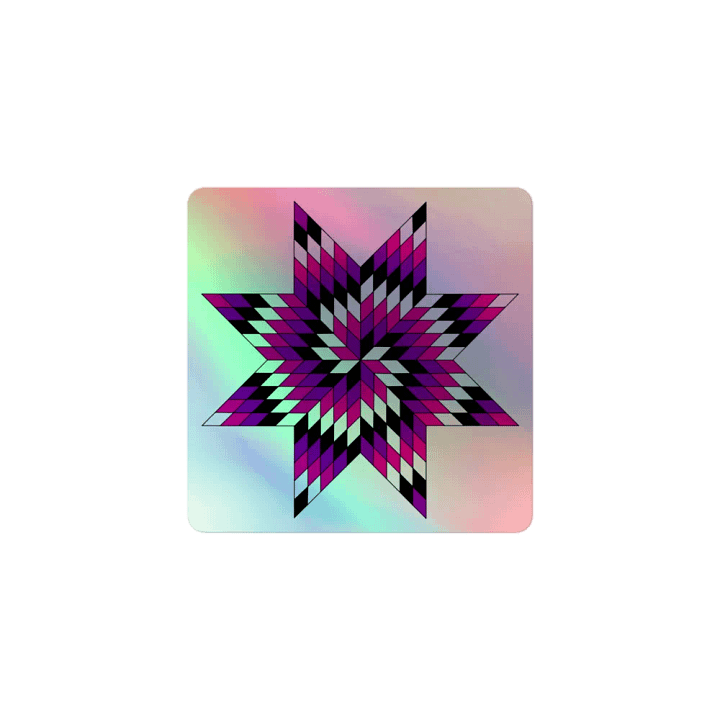 Star Quilt Holo Sticker product image (2)