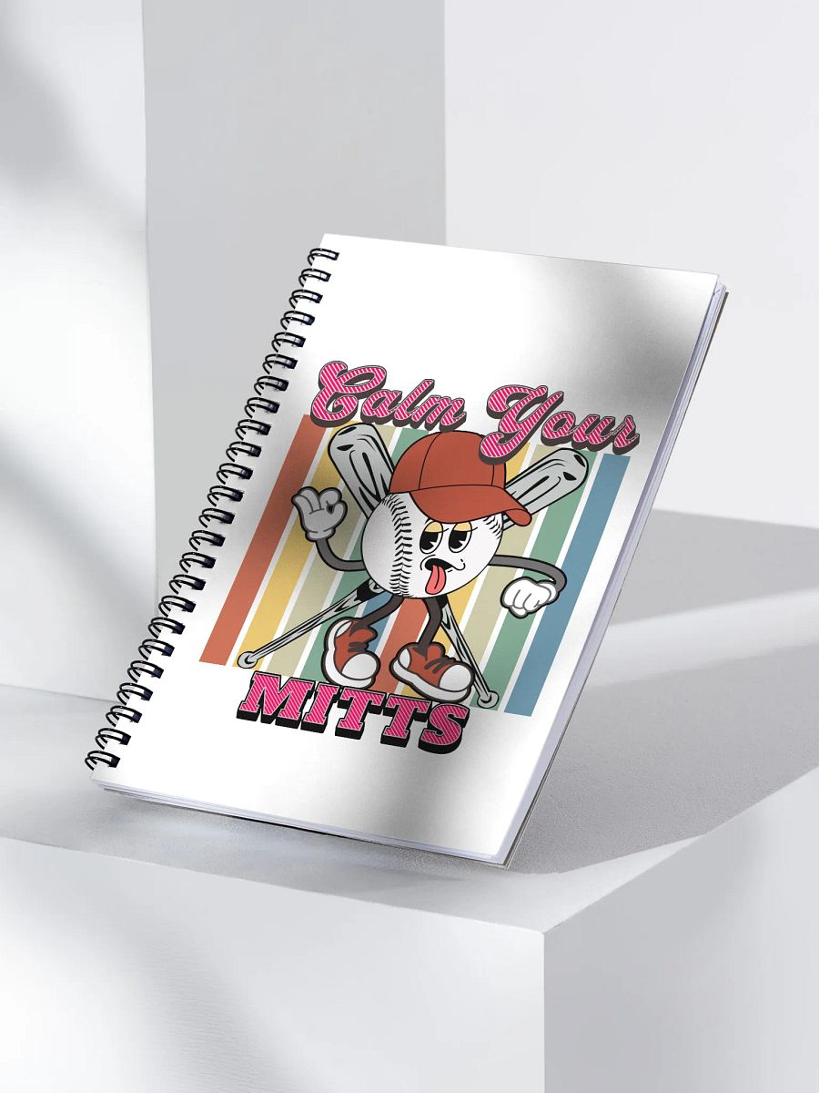 Calm Your Mitts Baseball Notebook product image (3)